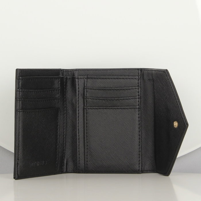 Zoozie Bags Cartera y Tarjetero de Piel Negra